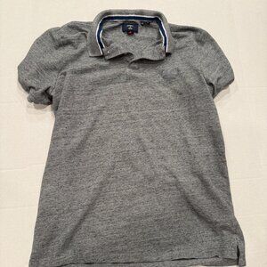 Superdry‎ Men’s Heather Gray Polo Shirt Size XL Cotton